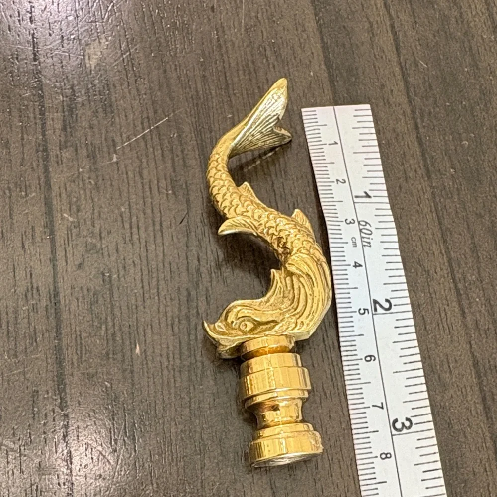 Gold Decorative Wall Hook Finials - Set of 5